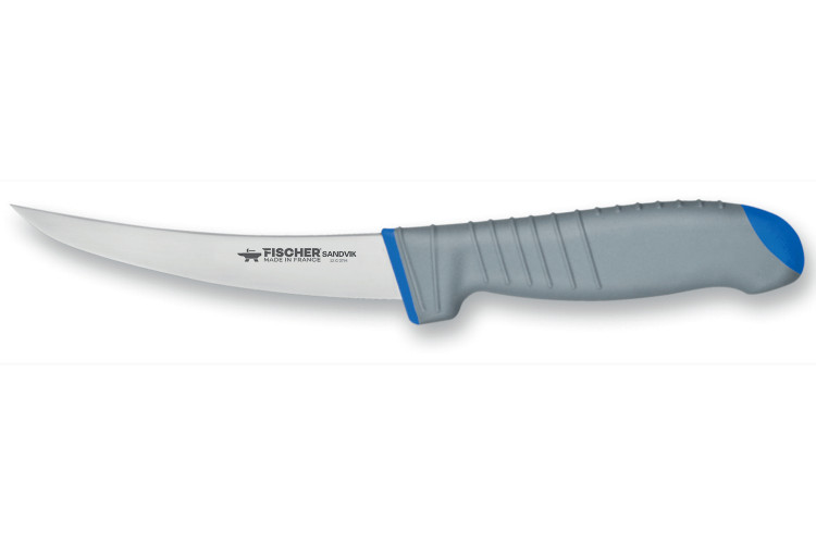 Couteau d&eacute;sosseur rigide 13cm SANDVIK manche ultra confort