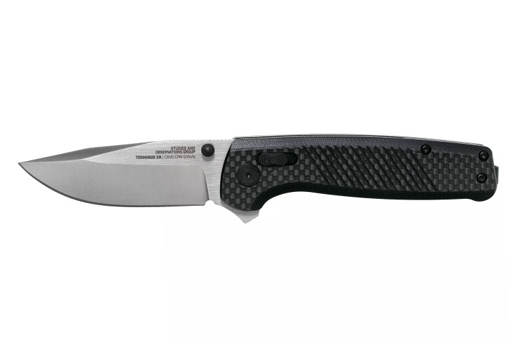 Couteau pliant SOG Terminus XR SGTM1025 manche G10/carbone 10,8cm noir