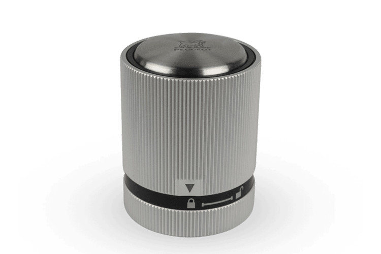 Bouchon &agrave; champagne Peugeot Line Aluminium gris m&eacute;tallis&eacute;