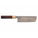 Couteau nakiri japonais artisanal Takeshi Saji VG10 Rainbow 16,5cm