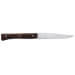 Coffret 4 couteaux de table Opinel Facette manche frêne sombre lame 11cm inox lisse