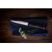 Coffret 4 couteaux de table Opinel Facette manche frêne sombre lame 11cm inox lisse