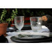 Coffret 4 couteaux de table Opinel Facette manche VittEr® blanc lame 11cm inox lisse