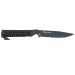Couteau Wildsteer Wild Tech4 XL WT4XL3113 lame noire 11,5cm manche paracorde noire + étui en POM
