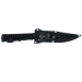 Couteau Wildsteer Wild Tech4 XL WT4XL3113 lame noire 11,5cm manche paracorde noire + étui en POM