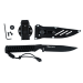 Couteau Wildsteer Wild Tech4 XL WT4XL3113 lame noire 11,5cm manche paracorde noire + étui en POM