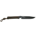Couteau Wildsteer Wild Tech4 XL WT4XL3116 lame noire 11,5cm manche paracorde Woodland Camo + étui en POM