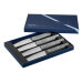 Coffret 4 couteaux de table Opinel Facette manche VittEr® ardoise lame 11cm inox microdentée