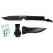 Couteau Wildsteer WT4 Gendarmerie Nationale Noir WT43113GN lame noire 9cm manche paracorde noir + étui en POM