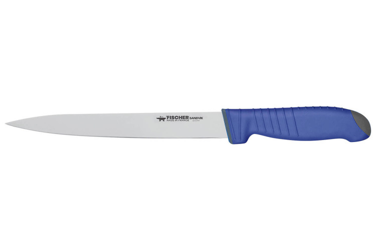 Couteau &agrave; d&eacute;nerver 20cm Fischer SANDVIK manche ultra confort