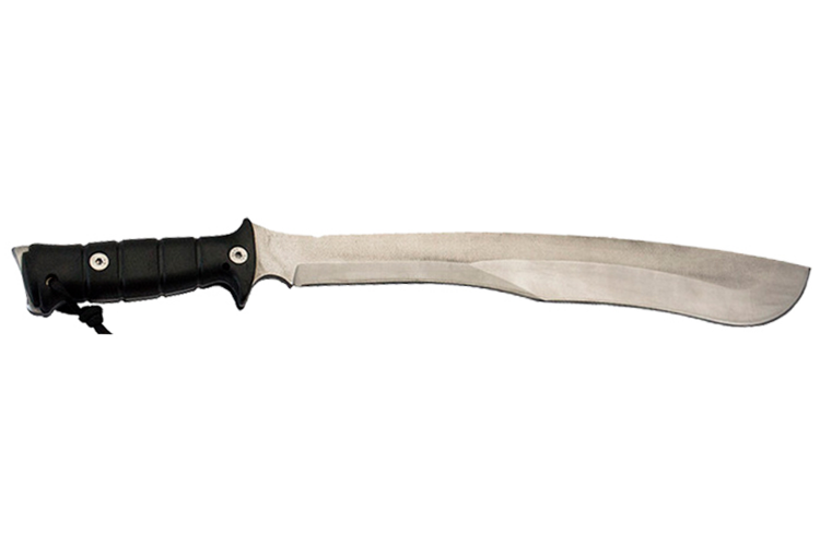 Machette kukri Wildsteer W Tiger WTIG0113N 45cm manche Kraton noir + &eacute;tui en nylon