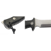 Machette kukri Wildsteer W Tiger WTIG0113N 45cm manche Kraton noir + étui en nylon