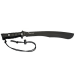 Machette kukri Wildsteer W Tiger WTIG3113NM 45cm lame noire manche Kraton noir + étui en nylon MOLLE