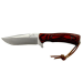 Couteau de chasse Wildsteer Byron Ferguson WBF0102 lame 11cm manche cocobolo + étui en cuir