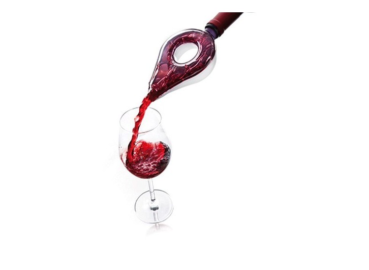 A&eacute;rateur verseur &agrave; vin transparent Vacu Vin