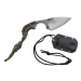 Couteau EDC Wildsteer Krill KR0111 lame 5cm manche paracorde Camouflage + étui Kydex