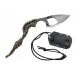 Couteau EDC Wildsteer Krill KR00111 lame 5cm manche paracorde Camouflage + étui Kydex