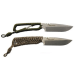 Couteau squelette Wildsteer Skelet Woodland Camo SK0116 lame 10,7cm manche paracorde + étui en option