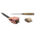 Couteau Wildsteer SAS SAS3115 lame noire double tranchant 13,7cm manche tactiprène Coyote avec brise-vitre + étui en POM/nylon