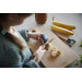 Coffret Opinel Le Petit Chef couteau + éplucheur + protège-doigts - Bleu