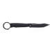 Couteau Wildsteer Scorpion SCO3113 lame noire tanto 8,4cm manche paracorde noir + étui Kydex