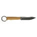 Couteau Wildsteer Scorpion SCO3111 lame noire tanto 8,4cm manche paracorde Désert + étui Kydex