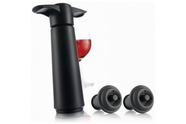 Pompe à vide VacuVin + bouchons - Retire l'air d'une bouteille