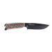 Couteau Wildsteer Skarabe SKA3111 lame noire 11cm manche paracorde Désert + étui en POM