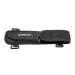 Couteau Wildsteer Spike SPI3213 lame tanto semi-dentée 9,5cm manche tactiprène noir + pommeau brise-vitre + étui nylon