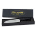 Couteau santoku Fallkniven Chef's Knife K2 lame 17,5cm manche thermorun noir