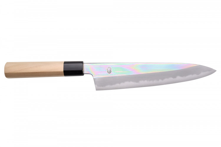 Couteau de chef japonais artisanal Sakai Kikumori Choyo 21cm