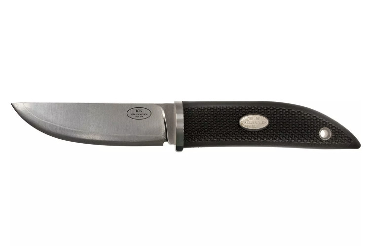 Couteau Fallkniven Kolt Knife KK lame 8,5cm manche thermorun noir + &eacute;tui en zytel/cuir
