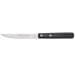 Couteau à steak Nogent Classic lame microdentée 11cm manche en bois de charme noir