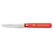 Couteau d'office Nogent Classic manche en bois de charme teinte rouge cerise lame 9cm