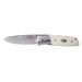Couteau pliant Fallkniven PXLEY manche Elforyn Super Tusk imitation ivoire 11cm