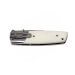Couteau pliant Fallkniven PXLEY manche Elforyn Super Tusk imitation ivoire 11cm