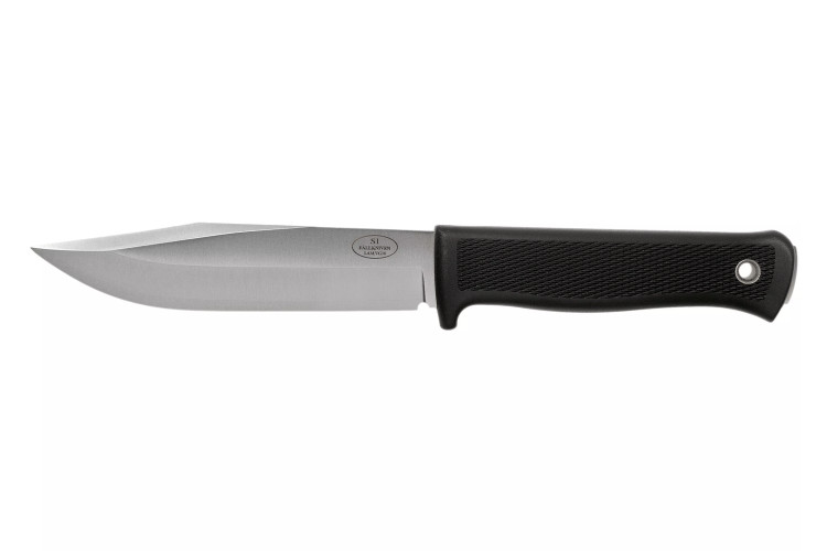 Couteau Fallkniven S1Z Forest Knife lame 13cm manche thermorun noir + &eacute;tui Zytel