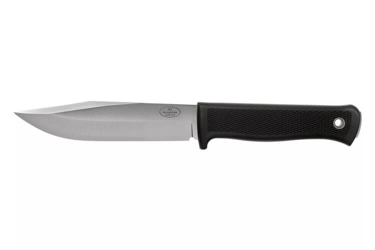 Couteau Fallkniven S1Z Forest Knife lame 13cm manche thermorun noir + étui Zytel