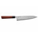 Coffret de 3 couteaux japonais Kanetsugu Heptagon Uto universel, chef et pain
