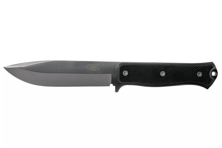 Couteau Fallkniven S1xb Tungsten Carbide lame noire 13cm manche Thermorun noir + étui Zytel