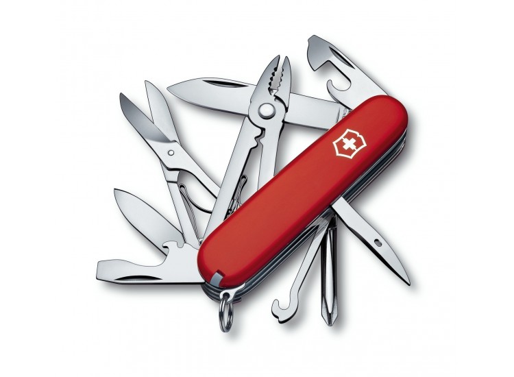 Couteau suisse Victorinox Tinker Deluxe rouge 91mm 18 fonctions