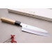 Couteau santoku japonais artisanal Sakai Kikumori Choyo 18cm