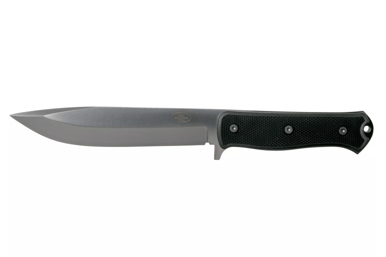 Couteau Fallkniven A1xb Expedition Knife Tungsten Carbide lame noire 16cm manche Thermorun noir + &eacute;tui Zytel