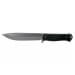Couteau Fallkniven A1xb Expedition Knife Tungsten Carbide lame noire 16cm manche Thermorun noir + étui Zytel
