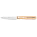 Couteau d'office Nogent Classic manche en hêtre lame lisse 9cm