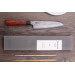 Couteau santoku japonais Kanetsugu Heptagon Uto martelé 17cm