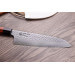 Couteau santoku japonais Kanetsugu Heptagon Uto martelé 17cm