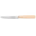 Couteau de table Nogent Classic lame crantée 11cm manche en hêtre