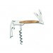Tire bouchon Laguiole G. David 3 pièces plat manche olivier inox 12 cm