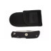 Couteau pliant Fallkniven TK4 Tre Kronor manche grilon noir 9,5cm + étui Cordura